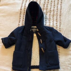 OshKosh B'gosh Navy Toggle Kids Puffer Jacket